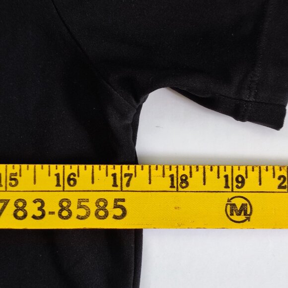 Nike Golf Dri-fit V-neck short sleeve polo shirt black women's size S (4-6) - Picture 9 of 10